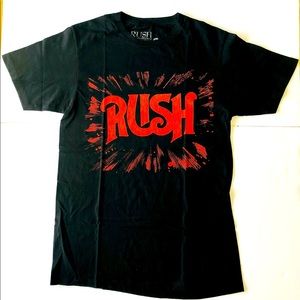 RUSH  T Shirt Logos Men’s Short Sleeve Black Size Small/Medium